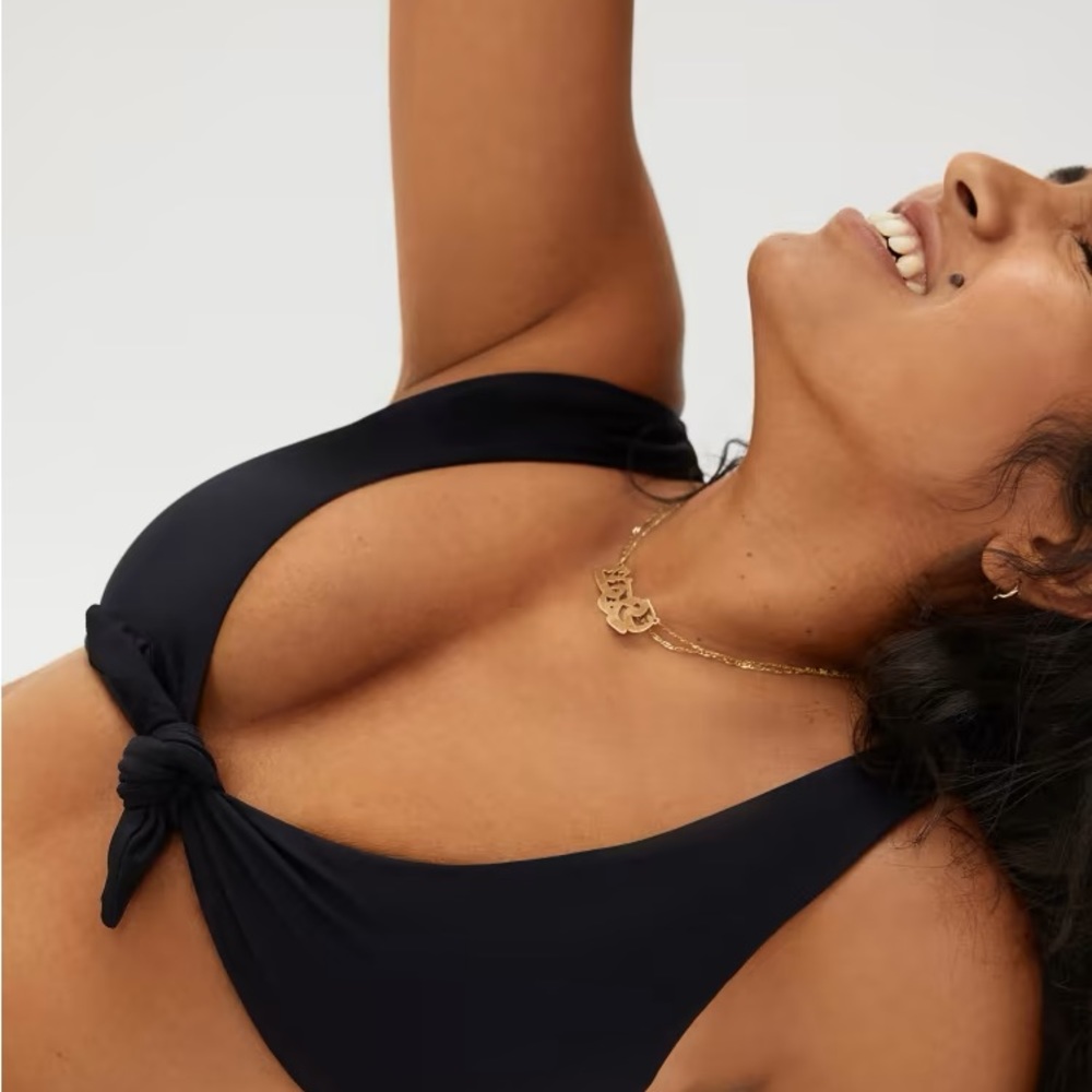 Everlane The Tie-Front Bikini Top.